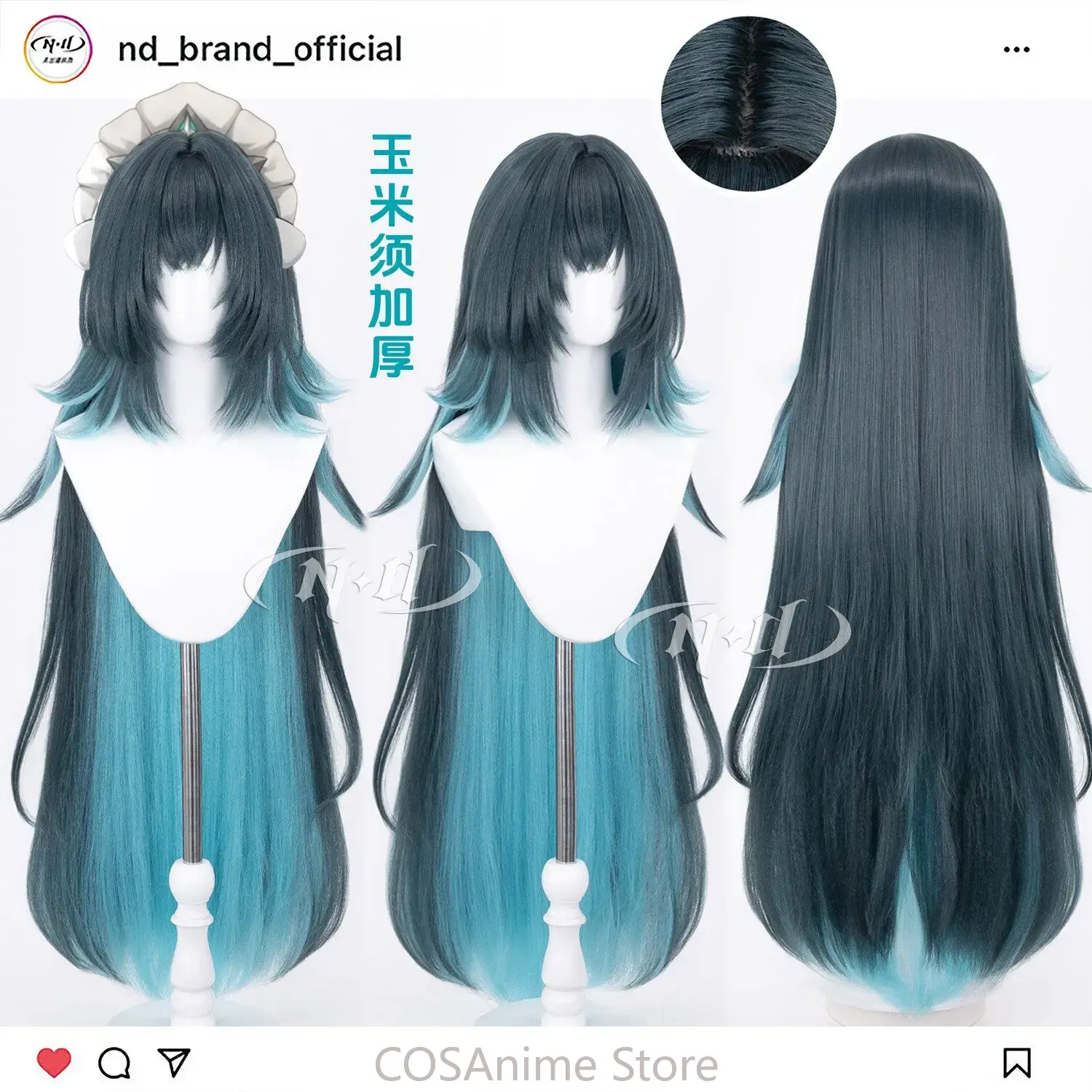 Anime Cosplay Wig Heat Resistant - Danica Genshin Impact 110 cm Anime