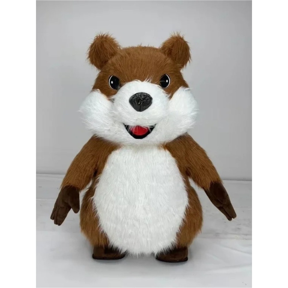 Costumes - Aufblasbare Eichhörnchen-Maskottchen-Kostüme Cartoon-Erwachsenenanzüge Tier-Weihnachtskostüme für Karneval