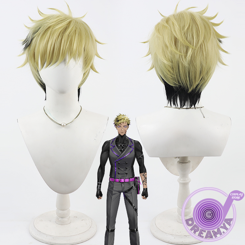 Anime Cosplay Wig Heat Resistant - Vantacrow Bringer Cosplay Perücke Vtuber Gelb
