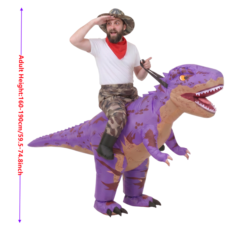 Lustiges T-Rex-Tarnkostüm in L – Inflatable Dinosaur Costume Adult Bewertung und Preis