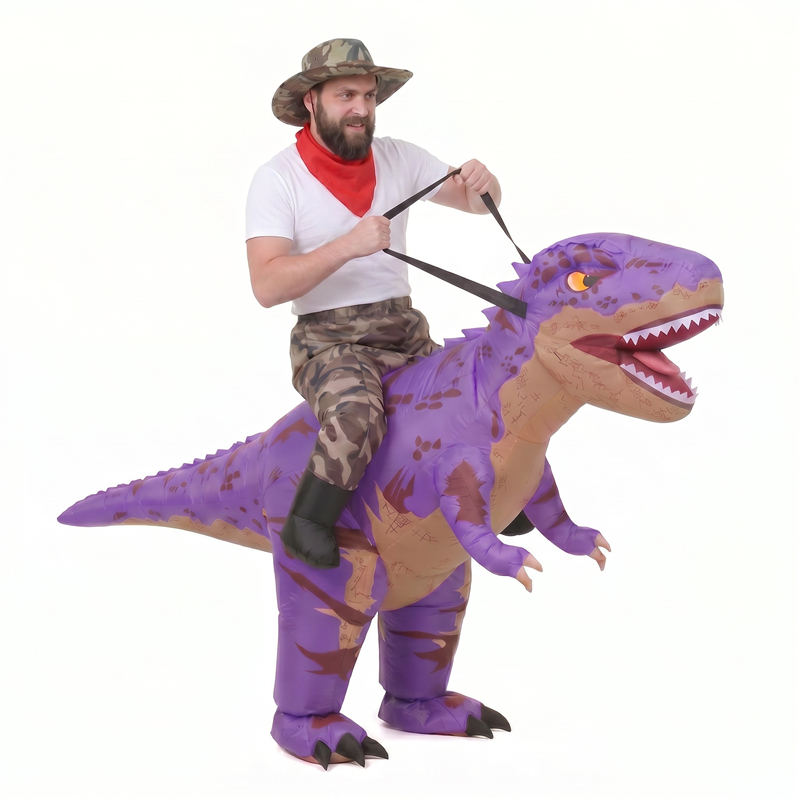 Lustiges T-Rex-Tarnkostüm in L – Inflatable Dinosaur Costume Adult Bewertung und Preis