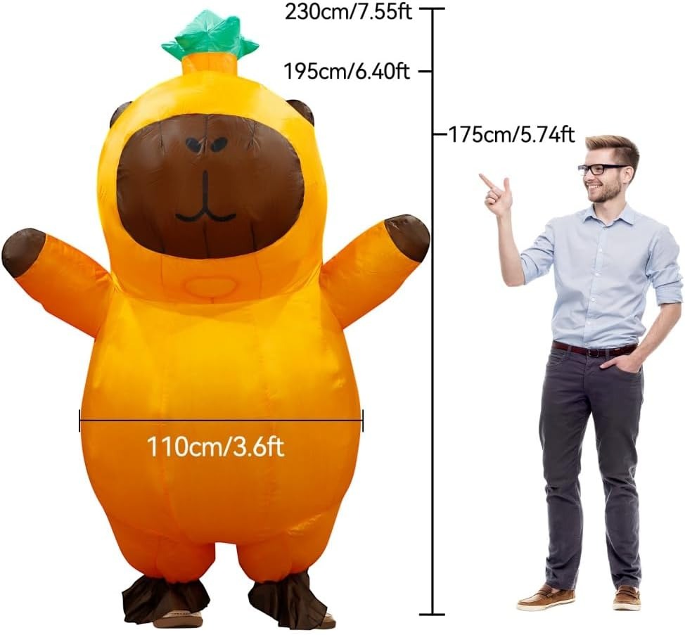 Aufblasbares Capybara-Kostüm f – Costumes Bewertung und Preis
