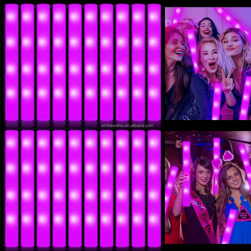 20 Stück Schaumstoff-Leuchtstä – Flashing Led Foam Sticks Party Bewertung und Preis
