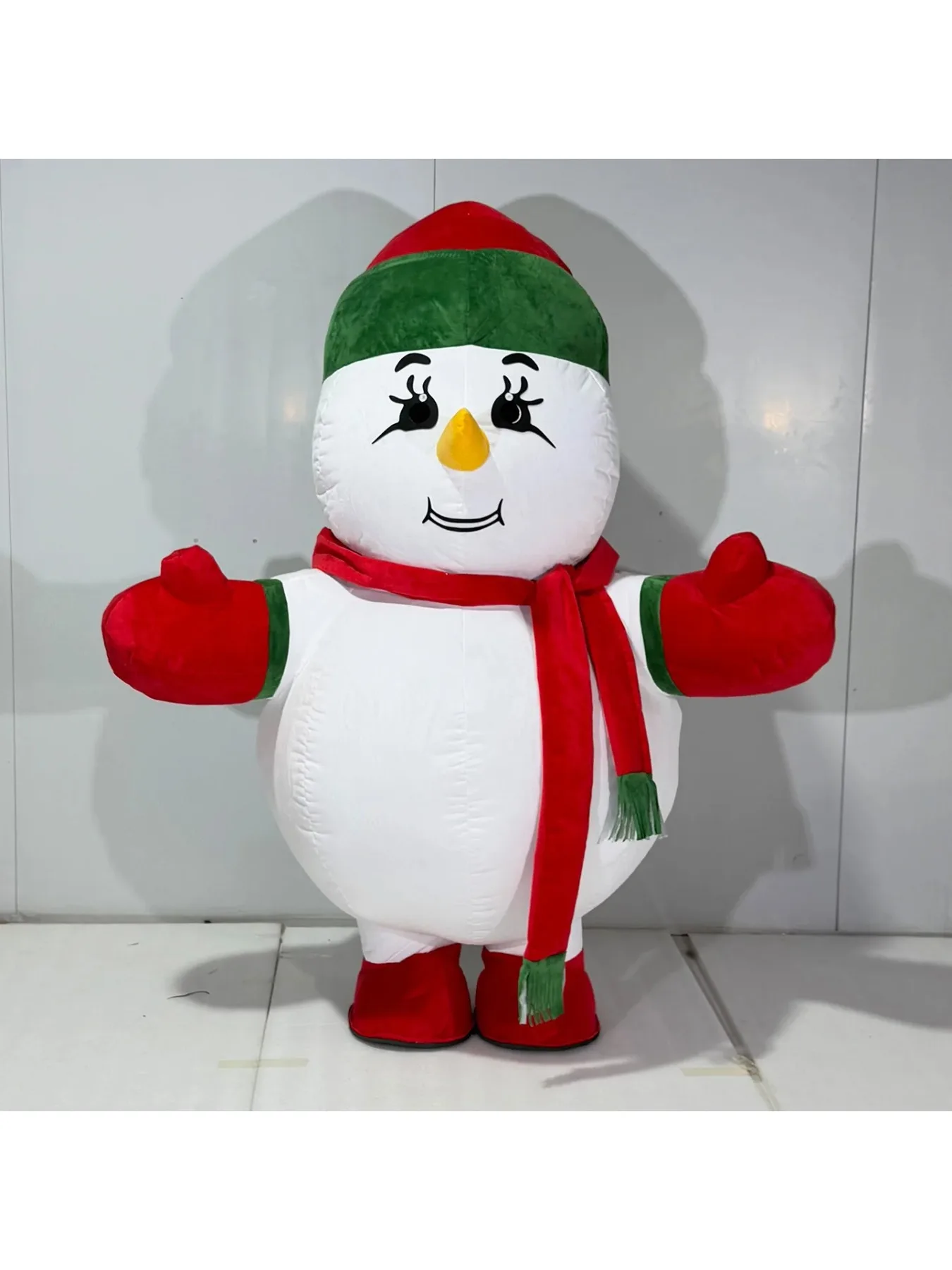 Aufblasbares Schneemann-Maskot – Costumes Bewertung und Preis