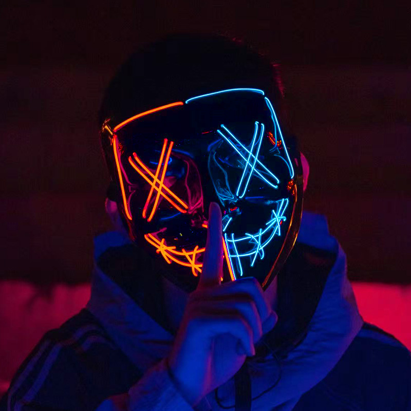 Kabellose Neon-Leuchtende Purg – Led Purge Mask Halloween Bewertung und Preis