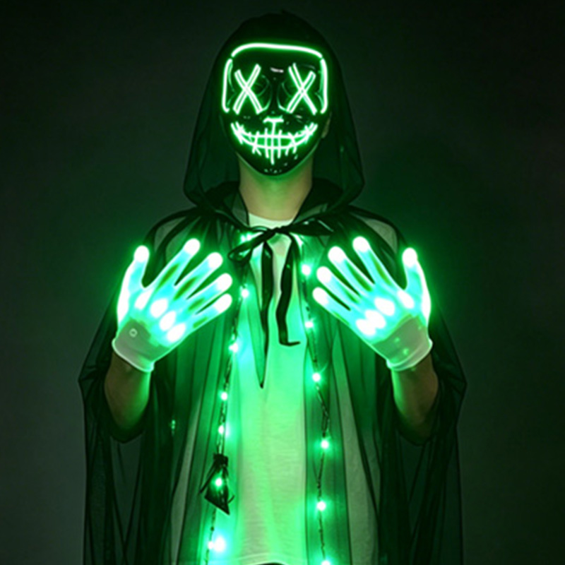 LED-Schädelmaske, leuchtende H – Led Purge Mask Halloween Bewertung und Preis