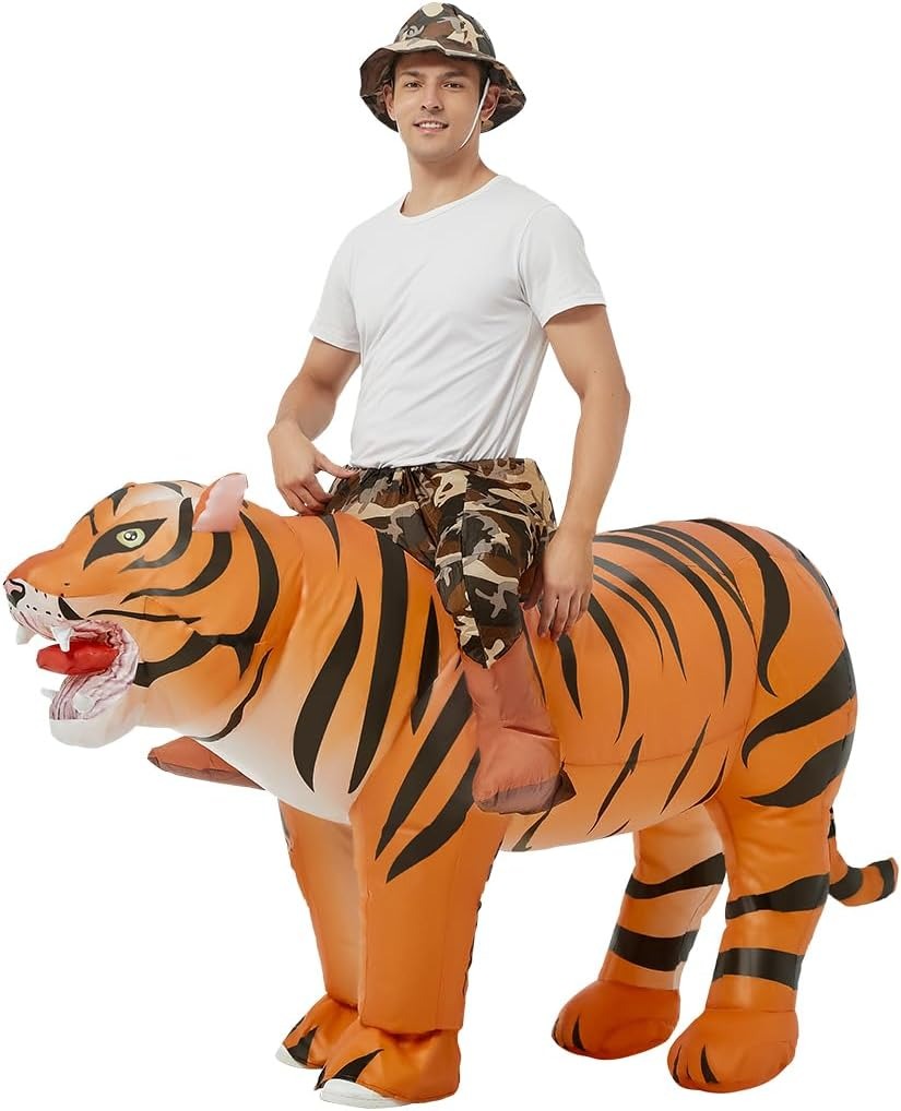 Aufblasbares Tigerkostüm für E – Costumes Bewertung und Preis