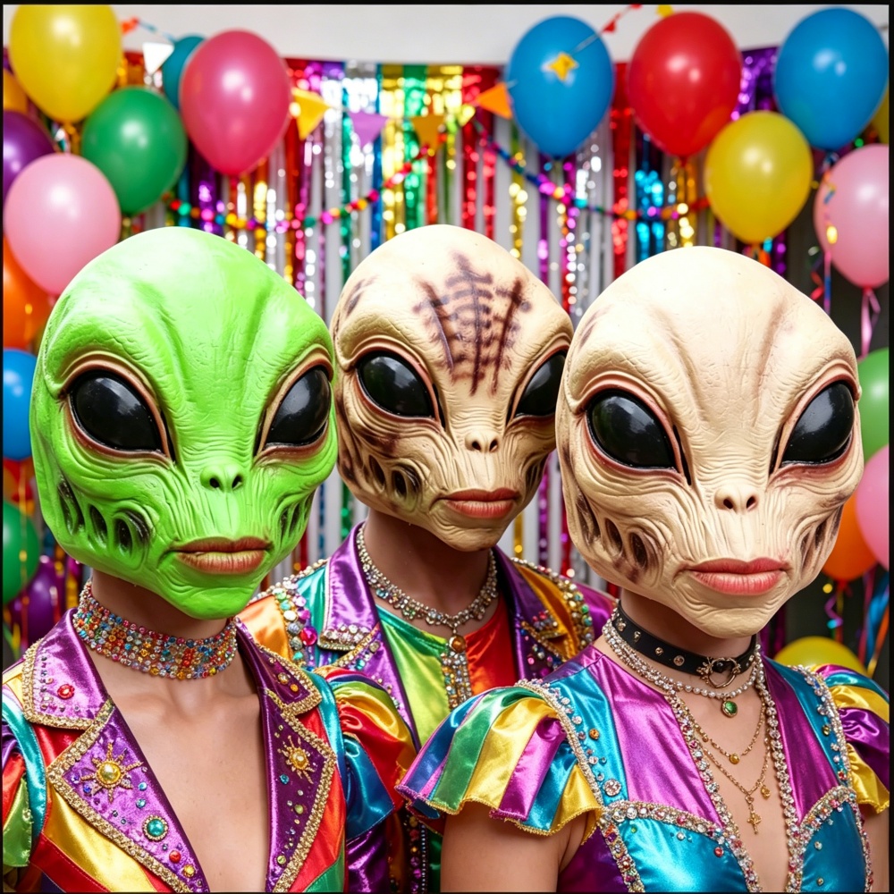 Halloween Alien-Maske Party-Ko – Latex Alien Mask Realistic Bewertung und Preis