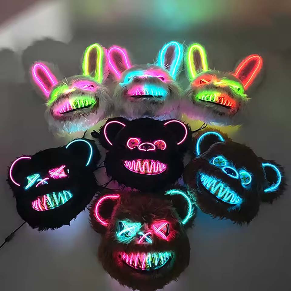 LED Blutige Hasenmaske Leuchte – Led Purge Mask Halloween Bewertung und Preis