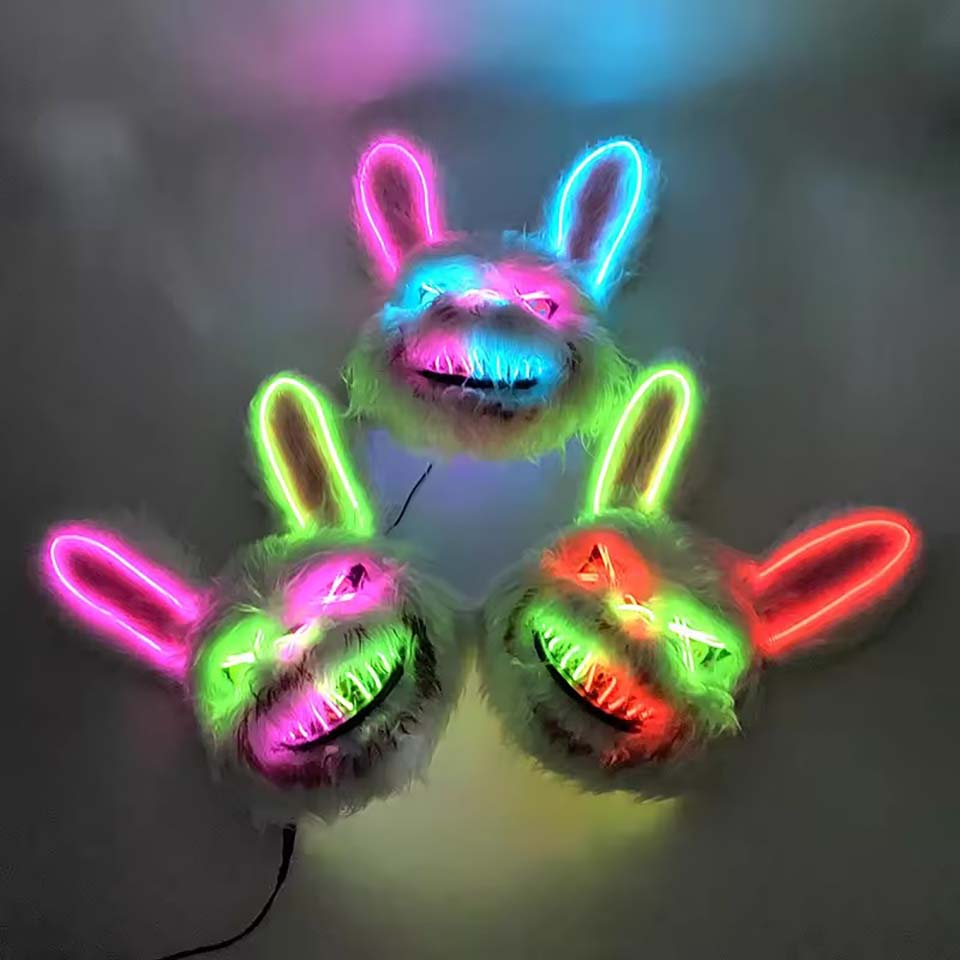 LED Blutige Hasenmaske Leuchte – Led Purge Mask Halloween Bewertung und Preis