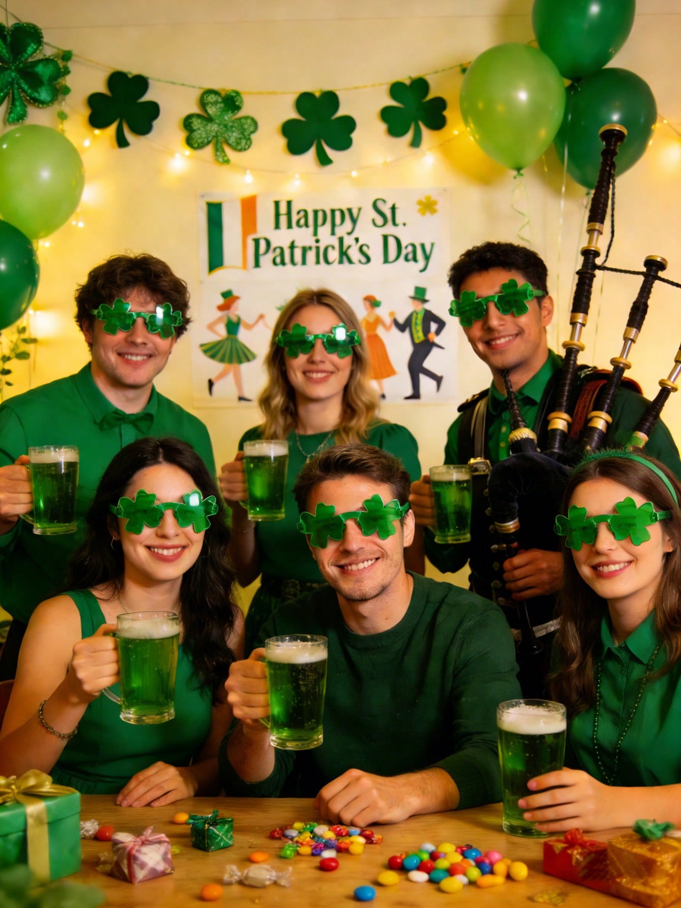 12/6/1 Paar St. Patrick's Day  – Party Supplies Bewertung und Preis