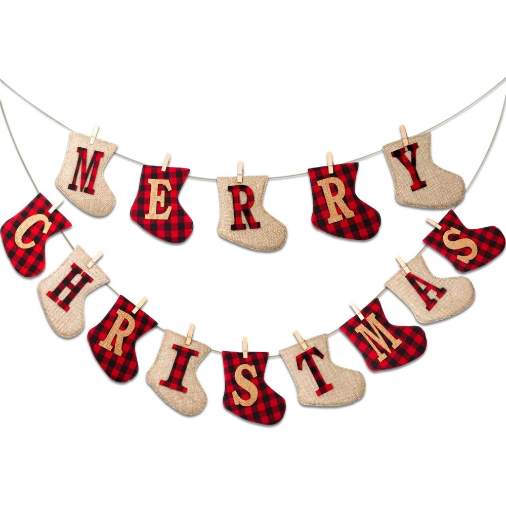Sockenförmige Weihnachtsanhäng – Party Supplies Bewertung und Preis