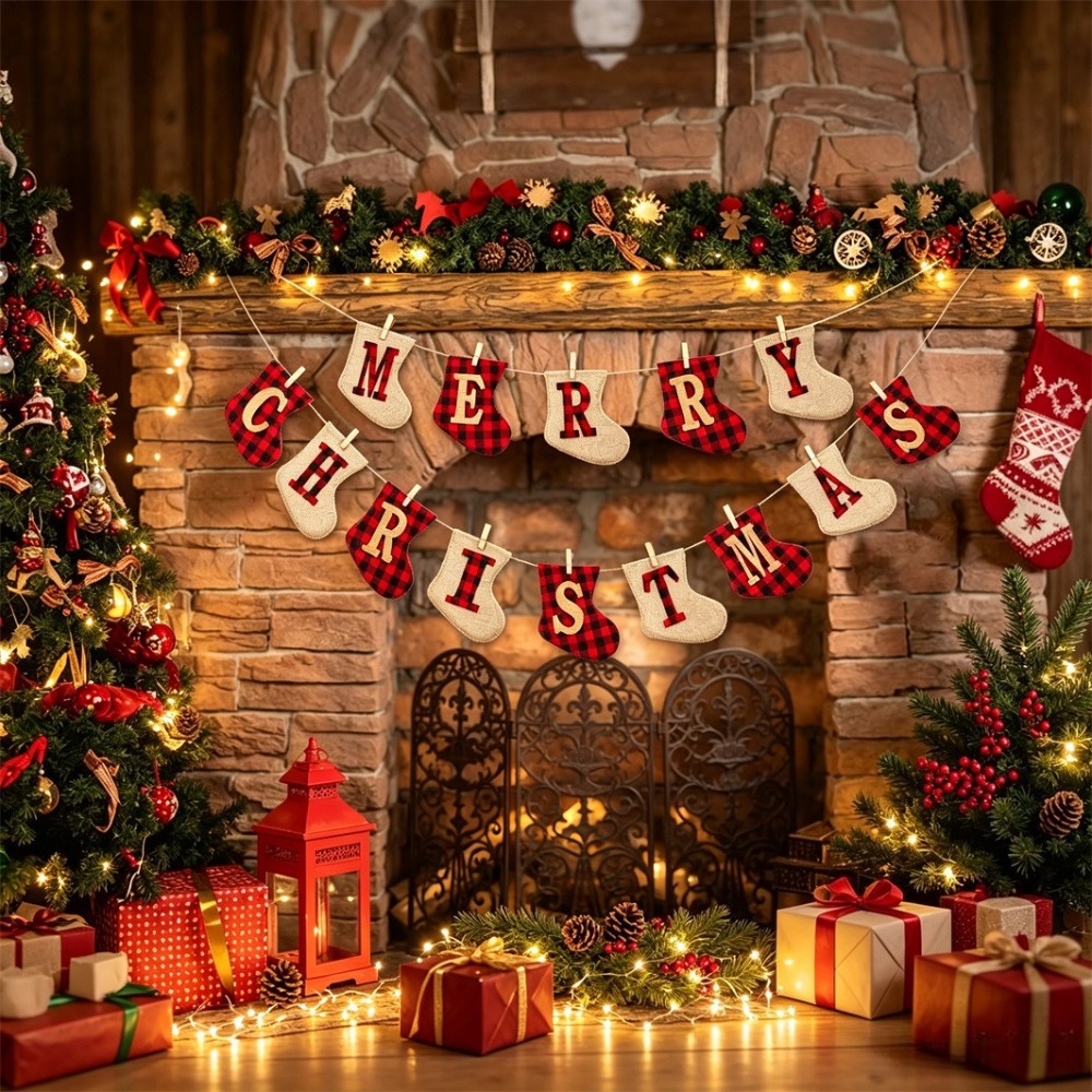 Sockenförmige Weihnachtsanhäng – Party Supplies Bewertung und Preis