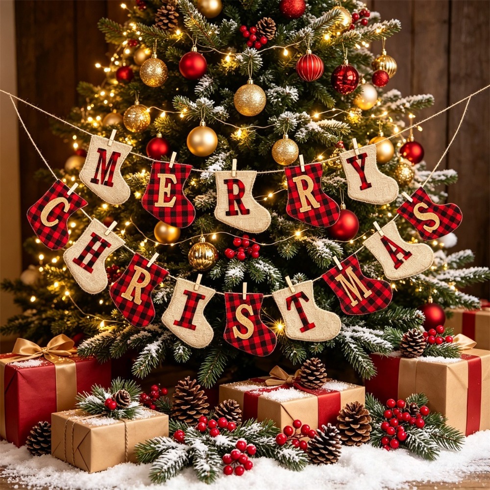 Sockenförmige Weihnachtsanhäng – Party Supplies Bewertung und Preis